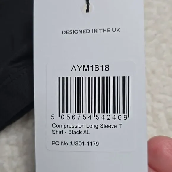 3154 NWT AYBL Compression Long Sleeve T Shirt Sz XL - Picture 7 of 9